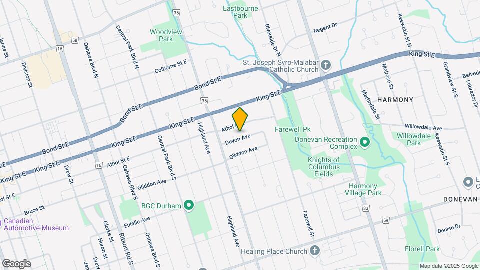 590 Devon Ave Map and Location Details