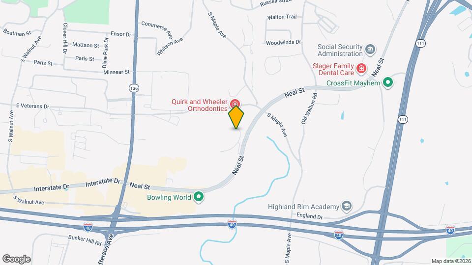 1334 Meridian St Map and Location Details