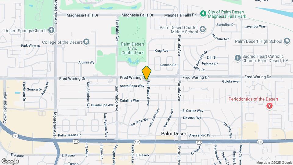 73740 Santa Rosa Way, Unit E Map and Location Details