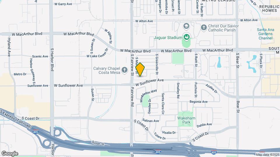 2732 W Keller Ave Map and Location Details