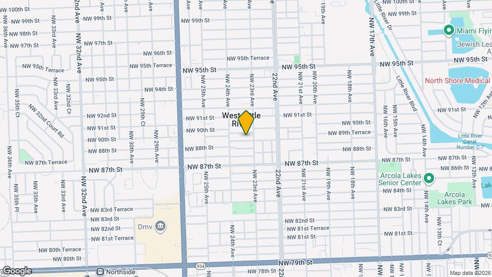 2325 NW 89th St Map and Location Details