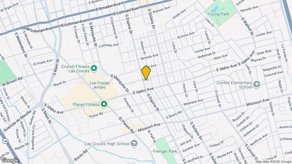 1241 S Espina St Map and Location Details