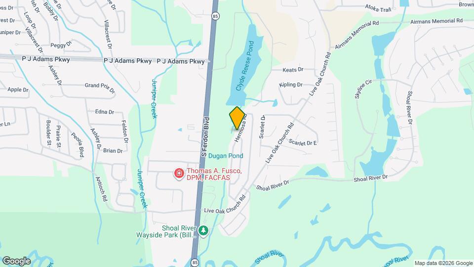 4554 Hermosa Rd Map and Location Details