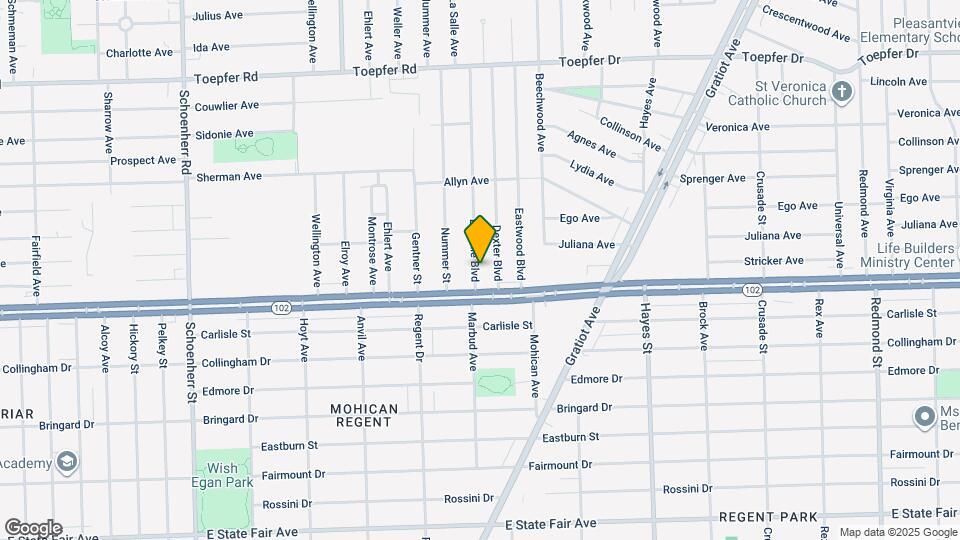 20736 La Salle Blvd Map and Location Details