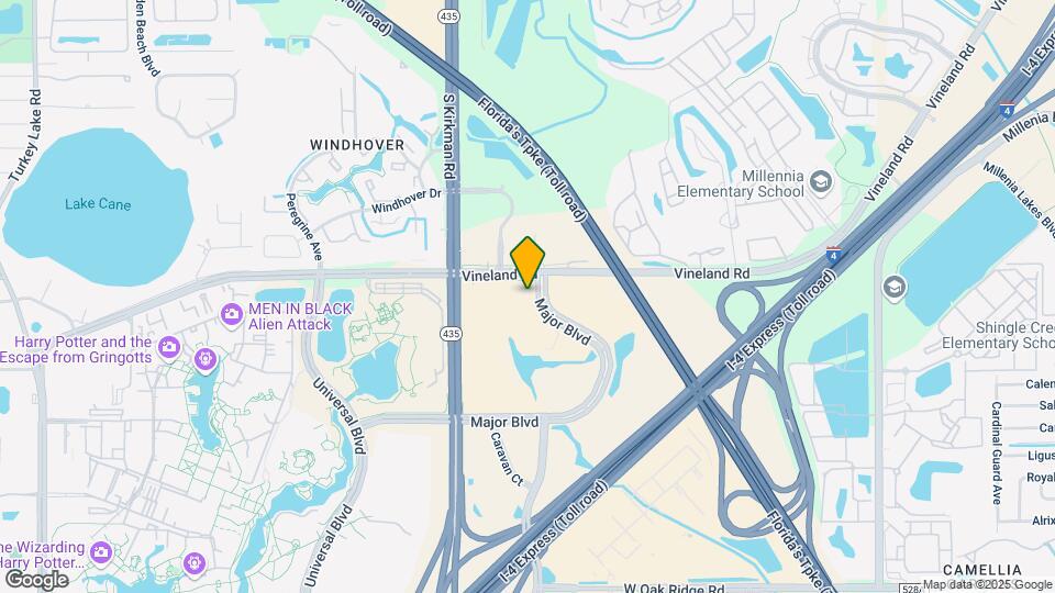 Furnished Studio-Orlando - Universal Studios Map and Location Details