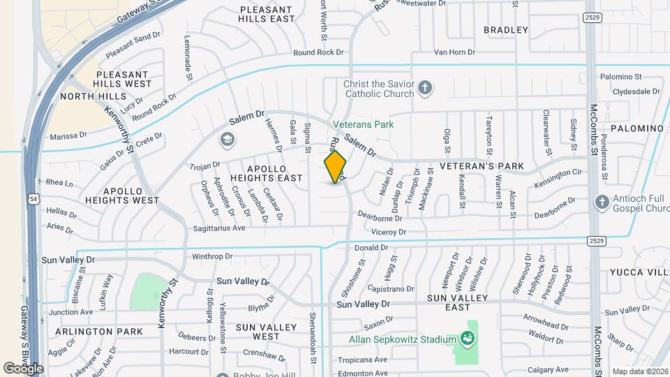 5016 Cockrell Ln Map and Location Details