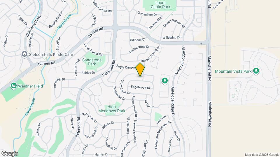 4521 Range Creek Dr Map and Location Details