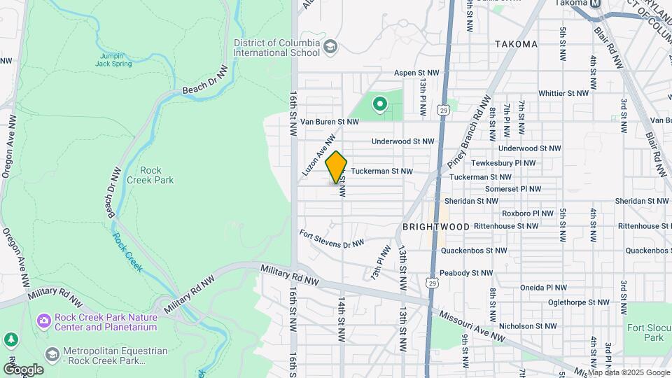 1400 Somerset Pl NW Map and Location Details