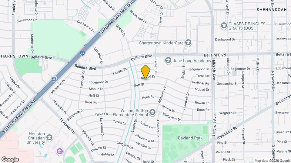 6822 Neff St Map and Location Details