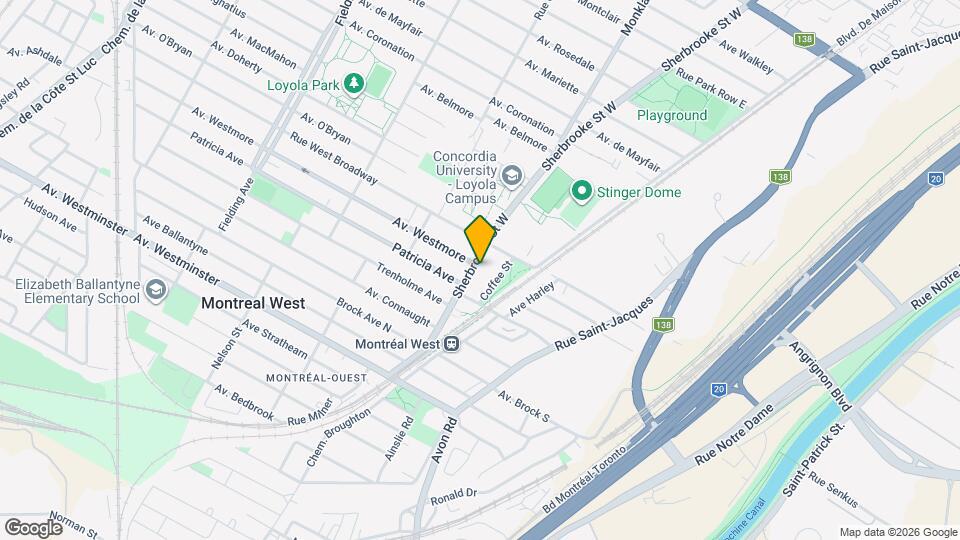 7350 Sherbrooke Rue O Map and Location Details