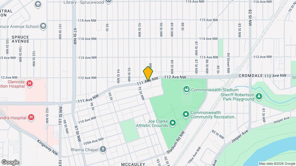 9113-111 111 Ave NW Map and Location Details