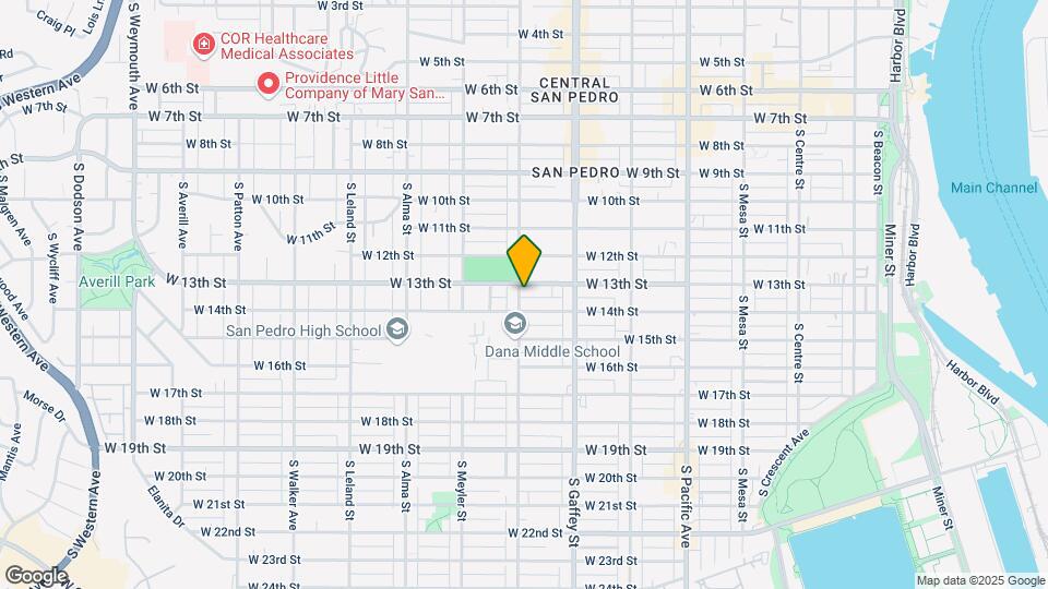1302 S Cabrillo Ave Map and Location Details