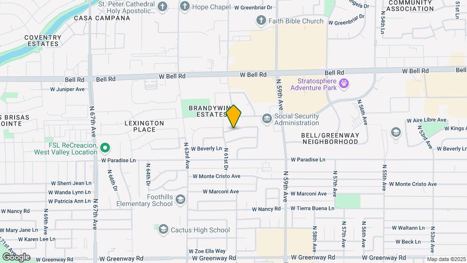 6049 W Grandview Rd Map and Location Details