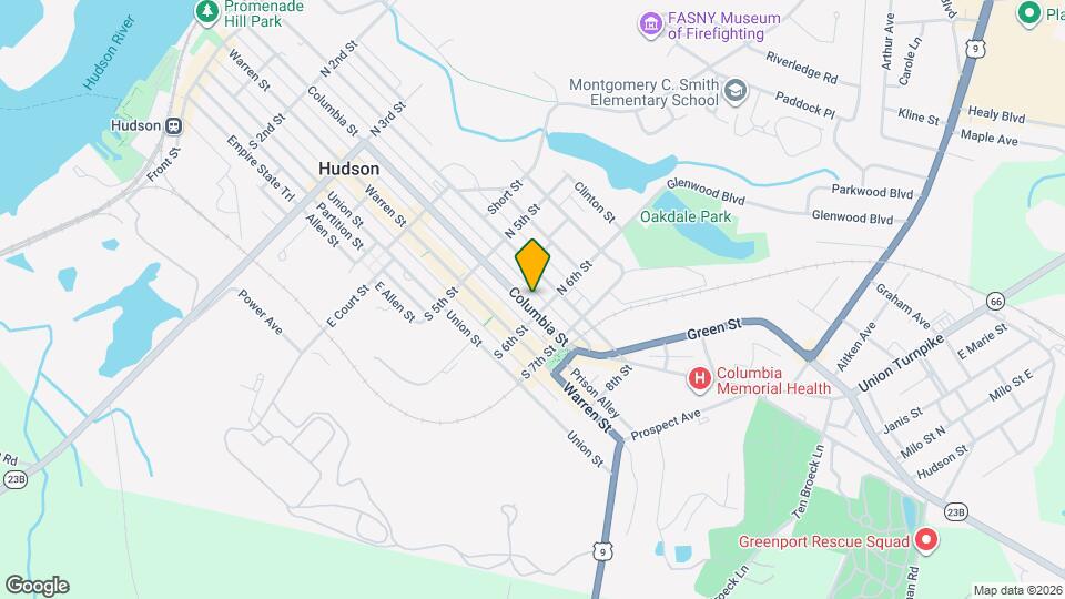 552 Columbia St, Unit 1 B Mapa y Detalles de la Ubicación