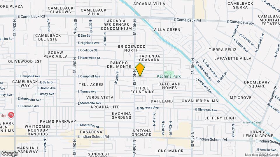 4001 E Campbell Ave Map and Location Details