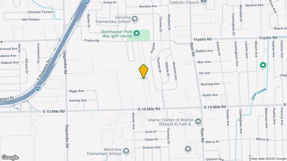 25418 Nuway Ave Map and Location Details
