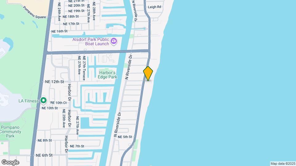 900 N Ocean Blvd, Unit 1005 Map and Location Details