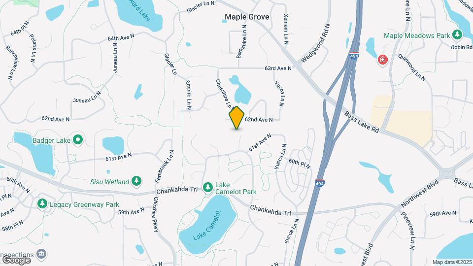 6135 Berkshire Ln N Mapa y Detalles de la Ubicación