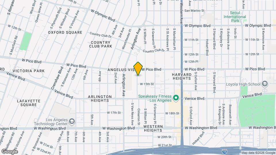 1330 S Van Ness Ave, Unit 1330 Map and Location Details