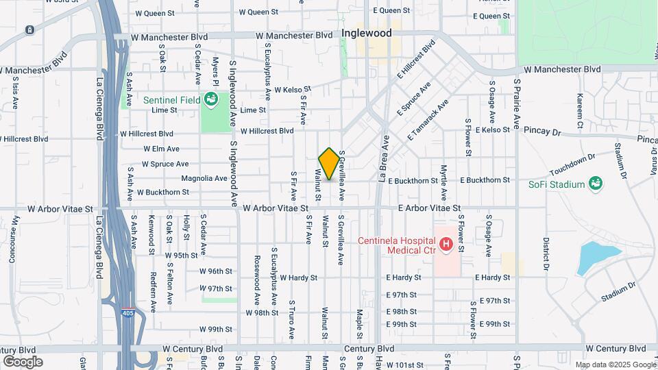 118 W Buckthorn St Map and Location Details