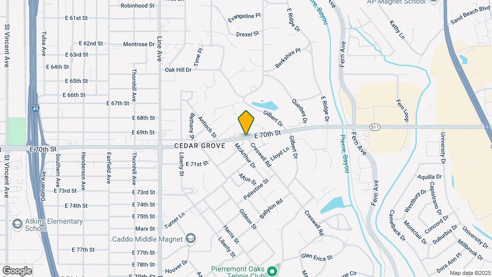 7000 Creswell Rd Map and Location Details