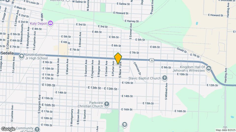 1516 E 9th St Map and Location Details