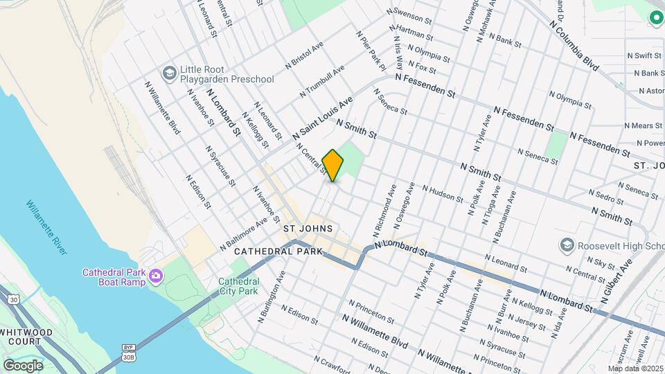 8538 N Central St Map and Location Details