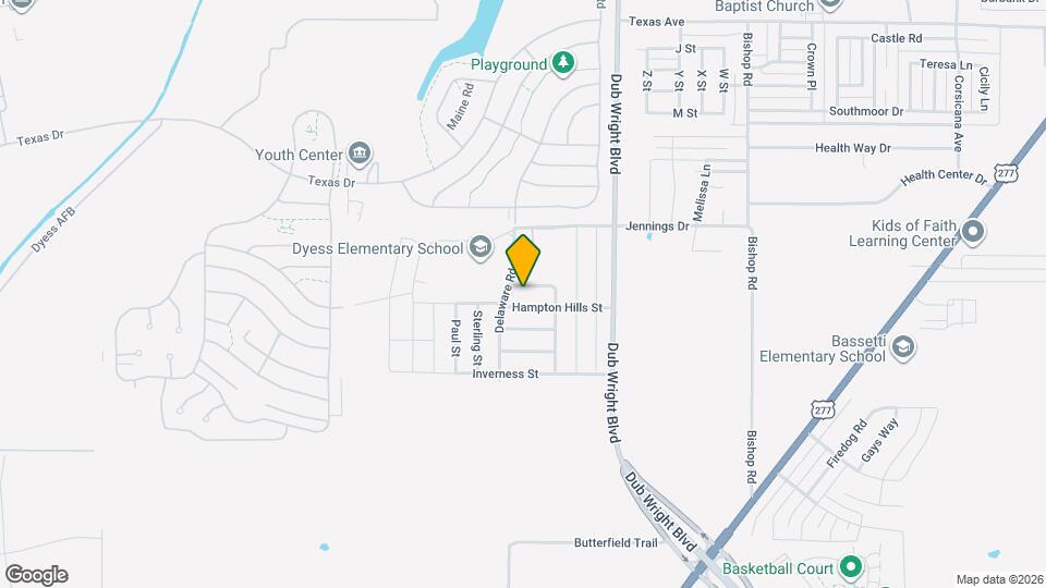 6641 Sutherland St Map and Location Details