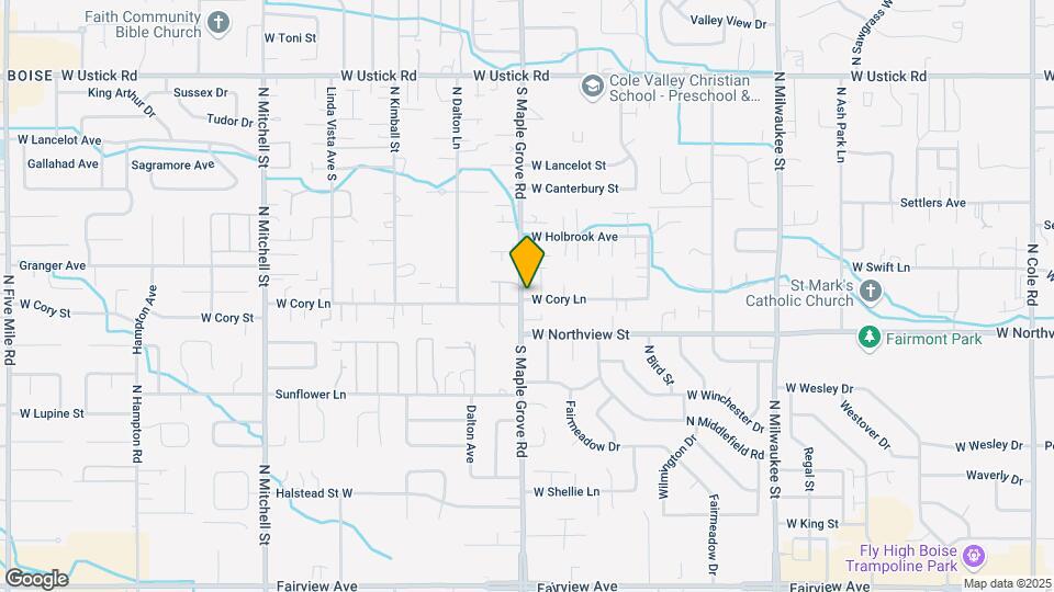 8994 W Cory Ln Map and Location Details
