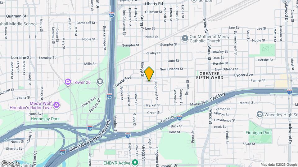 3501 Farmer St Map and Location Details