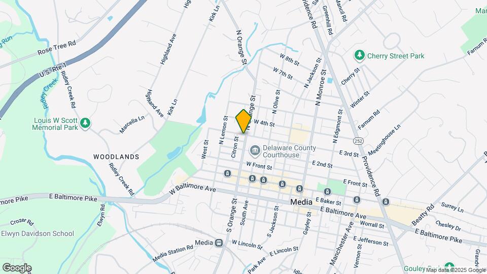 228 N Orange St Map and Location Details