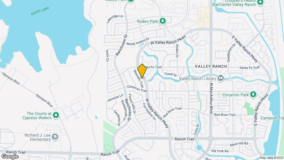 9400 Western Trail Map and Location Details