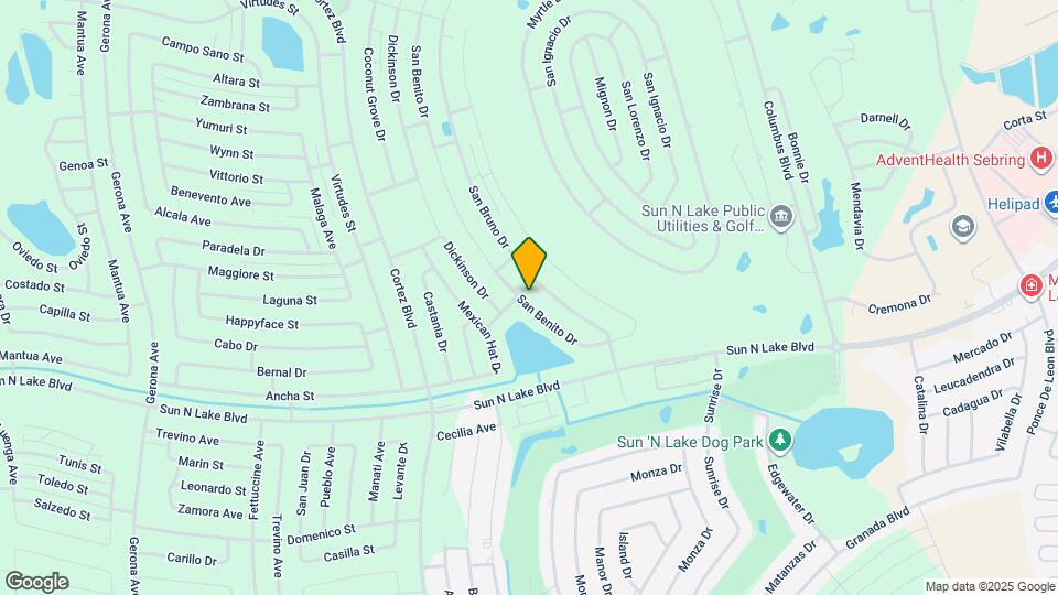 7001 San Benito Dr Map and Location Details