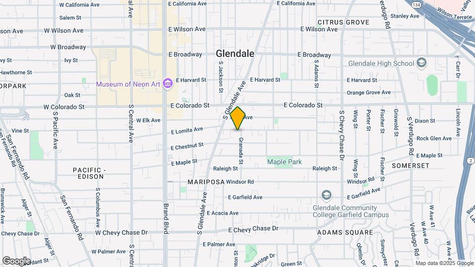 526 E Lomita Ave Mapa y Detalles de la Ubicación