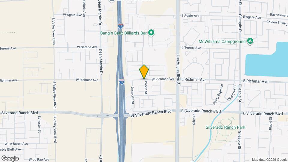 9505 Parvin St Map and Location Details