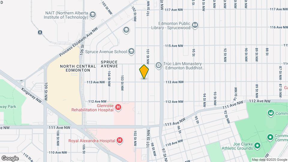 10110-10113 113 Ave NW Map and Location Details