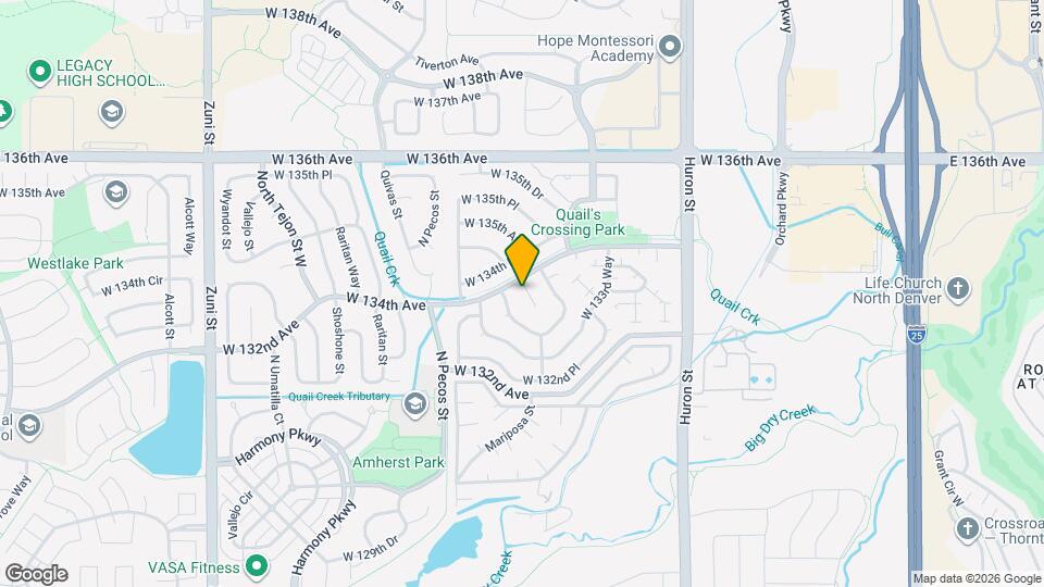 13389 N Mariposa Ct, Unit C3 Map and Location Details