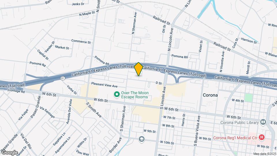 1233 D St Map and Location Details