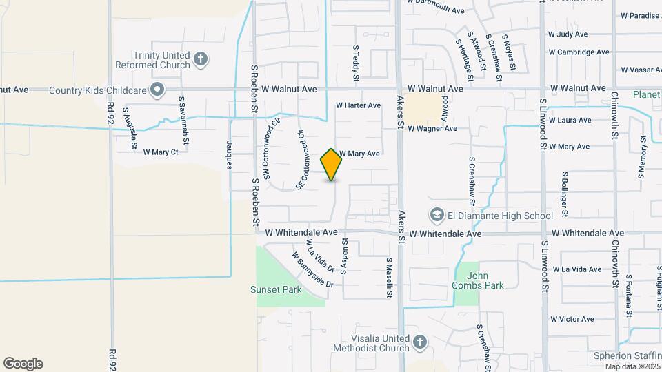2511 S Peppertree St Map and Location Details