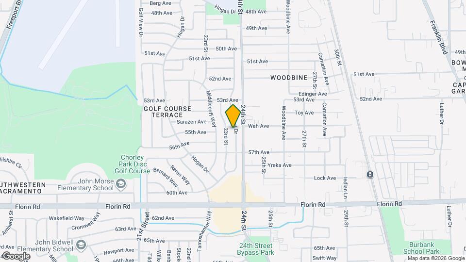 6920 Demaret Dr Map and Location Details