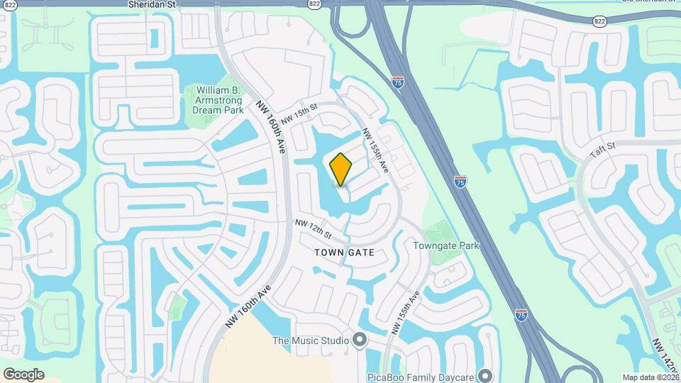 1358 NW 157th Ave Map and Location Details