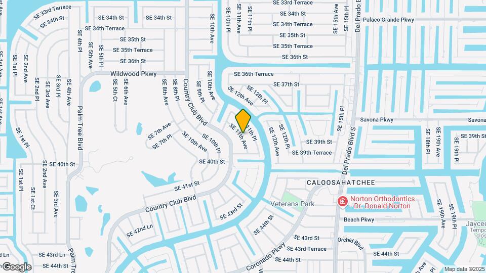 3913 SE 11th Ave Map and Location Details