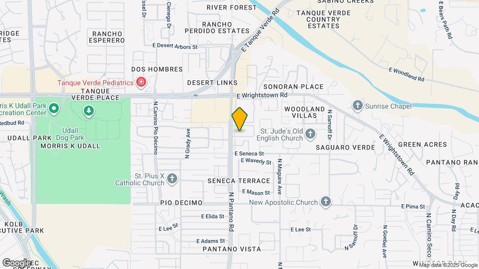 2166 N Pantano Rd Map and Location Details
