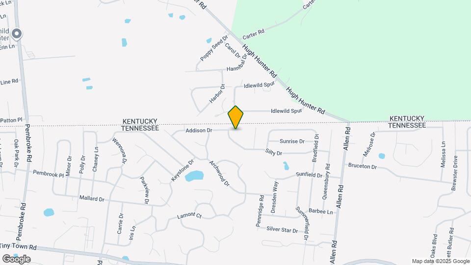 1438 Addison Dr Map and Location Details