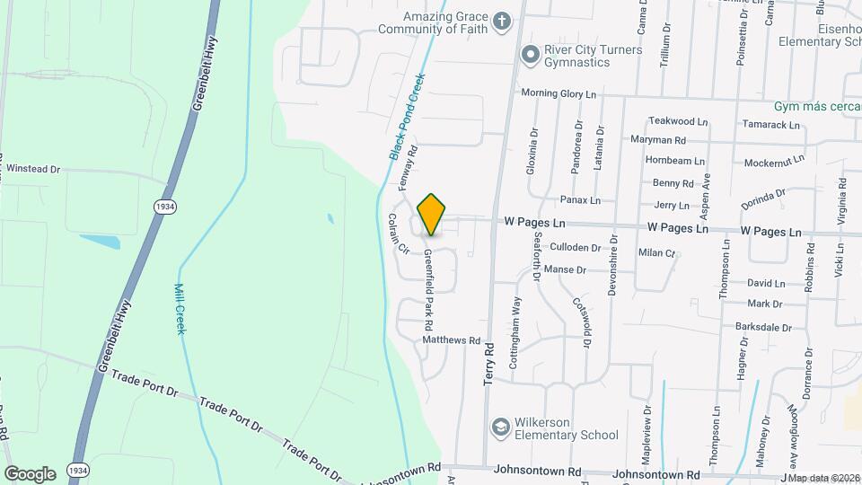 10203 Greenfield Park Rd Map and Location Details