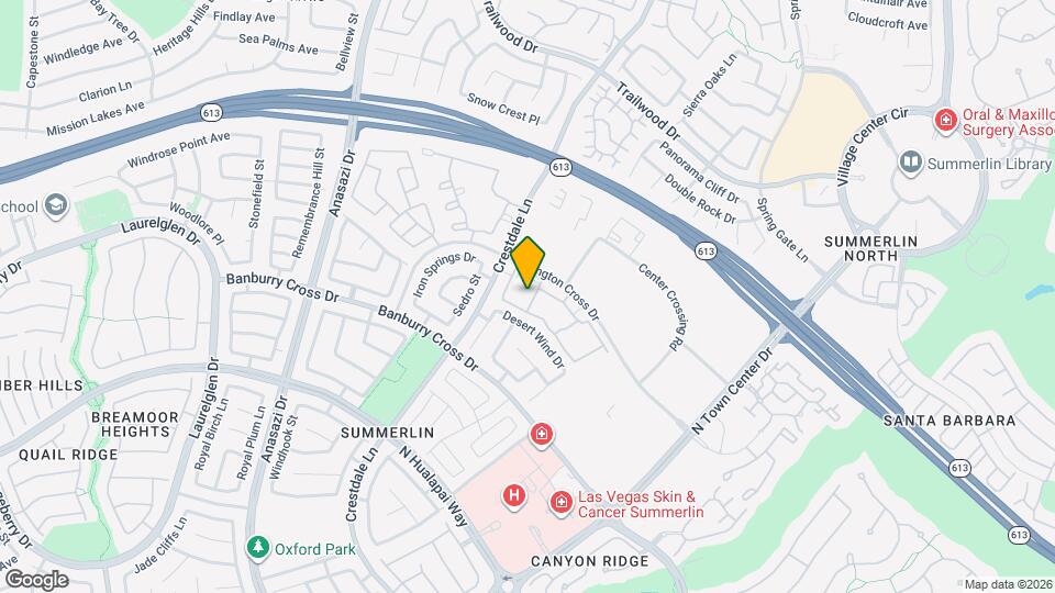1501 Cardinal Peak Ln Map and Location Details