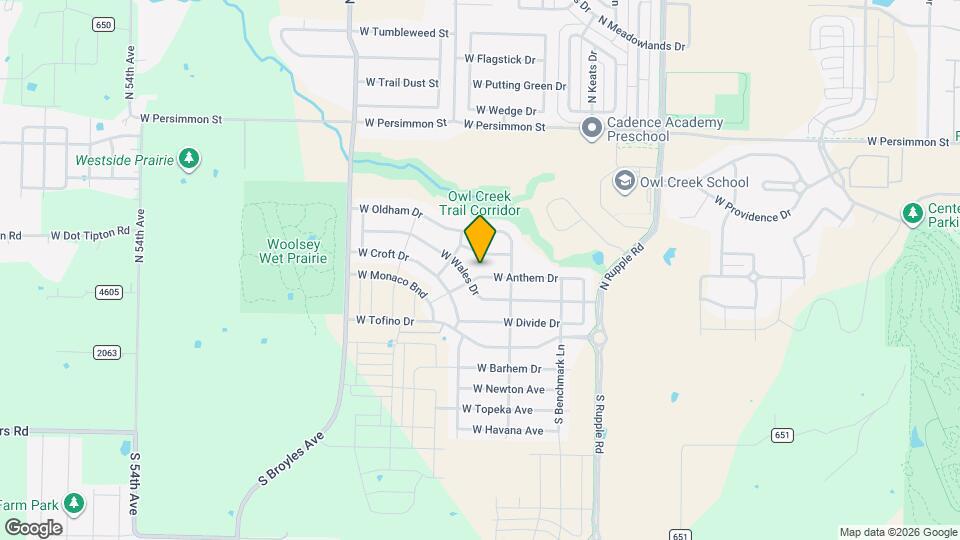 4476 W Anthem Dr Map and Location Details