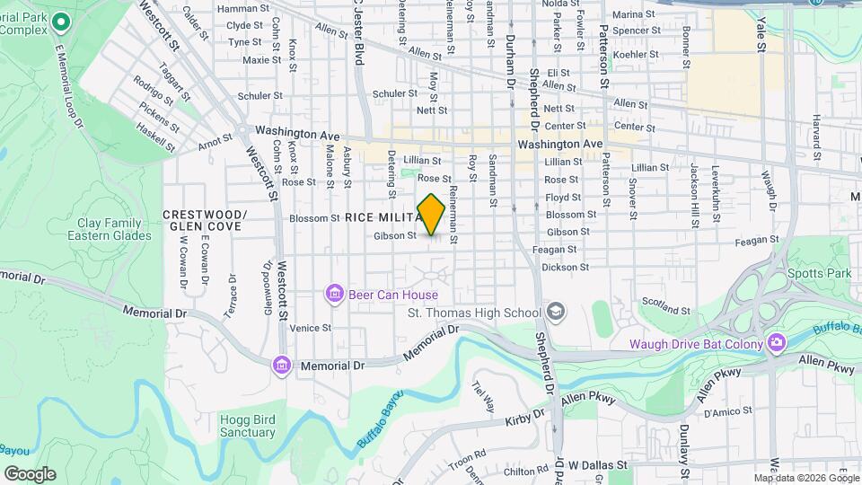 5223 Gibson St Map and Location Details