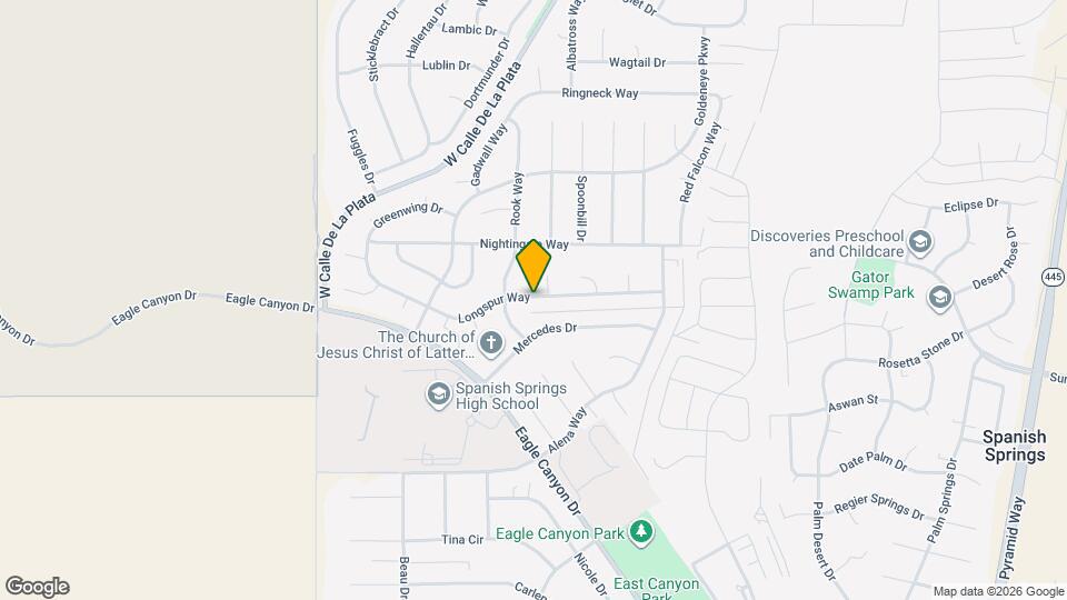 1170 Longspur Way Map and Location Details