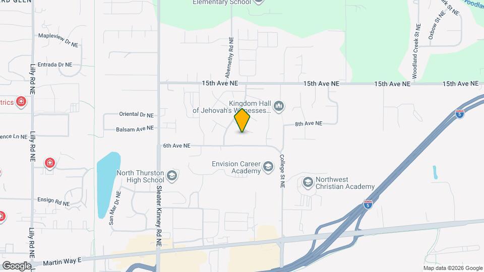 4507 Lexington Pl NE Map and Location Details